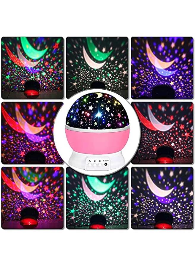 Toys for 1-10 Year Old Girls,Star Projector for Kids 2-9 Year Old Girl Gifts Toys for 3-8 Year Old Girls  Gifts for 4-7 Year Old Boys Birthday Gifts Stocking Stuffers for Kids - Image 2